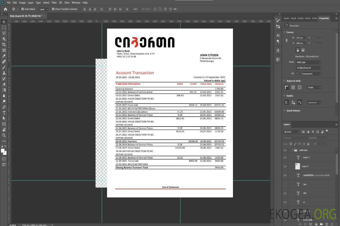Georgia Liberty Bank excel pdf template Georgia Liberty Bank excel pdf template